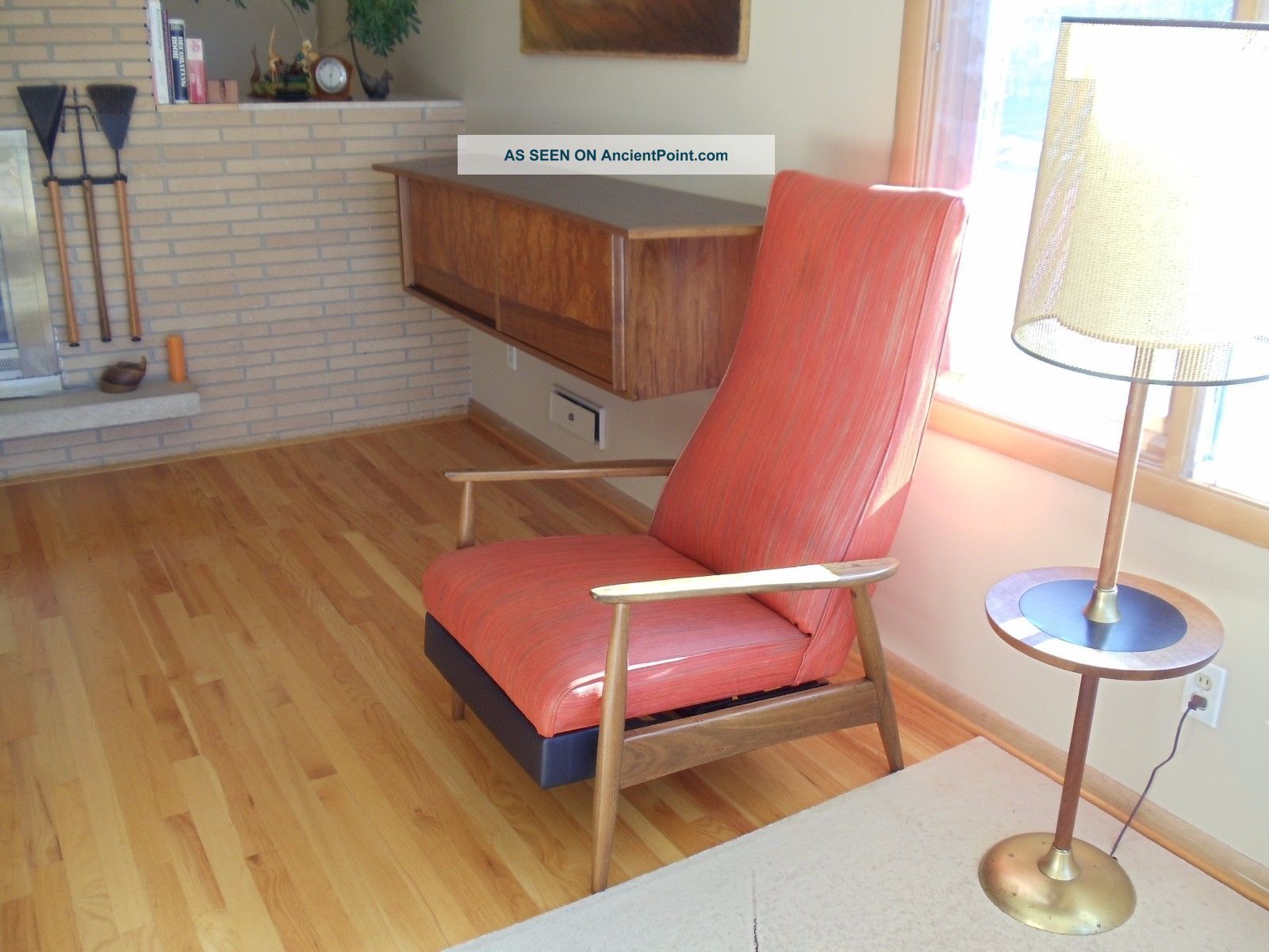 Mid Century Danish Milo Baughman Recliner Lounge Chair Retro Eames Era James Inc Mid-Century Modernism photo