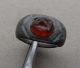 Ancient Roman Bronze Ring With Carnelian Engraved Delfin.  1st - 3rd Century Ad Roman photo 3