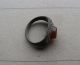 Ancient Roman Bronze Ring With Carnelian Engraved Delfin.  1st - 3rd Century Ad Roman photo 5