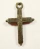 Rare Late Medieval Period Bronze Cross Pendant - Depicting Jesus Christ Roman photo 3