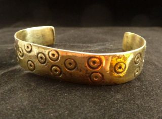Ancient Viking Bronze Bracelet (b699). photo