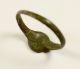 Evil Eye Late Roman/byzantine Ancient Bronze Ring - Great Wearable Artifact Roman photo 3