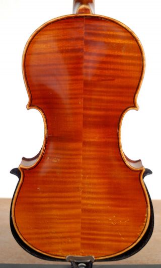 Old Antique German Fullsize 4/4 Violin - Label Copy Of Nikolaus Amatus - 1920 ' S photo