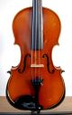 Old Antique German Fullsize 4/4 Violin - Label Copy Of Nikolaus Amatus - 1920 ' S String photo 1