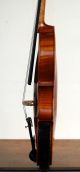 Old Antique German Fullsize 4/4 Violin - Label Copy Of Nikolaus Amatus - 1920 ' S String photo 4