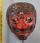 Indonesia Javanese Jawa Wayang Topeng Mask Maschera Wooden Carved Pt88 Pacific Islands & Oceania photo 1