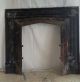 Antique 19th Century Federal Cast Iron Fireplace Front,  Surround,  Insert 38x34 