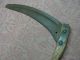 Antique Unmarked Sickle Sythe Corn Knife W/ Unusual Shaped Handle Old Farm Tool Primitives photo 1