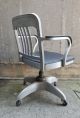 Modern Machine Industrial Aluminum Propeller Rolling Swivel Arm Chair Goodform Mid-Century Modernism photo 5