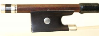 Fine Antique French Violin Bow By Collin Mezin C.  1900 Ready - To - Play, photo