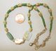 Ancient Roman Beads Patina Glass 2000yo,  Necklace Unique Roman photo 1