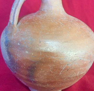 2000 Year Old Roman/holy Land Terracotta Pottery Vessel Jug With 1 photo