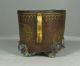 Chinese Rare 17th Century Libation Cup,  Gold Painted,  Lingzi Mushroon Feet Glasses & Cups photo 2