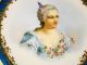Antique Sevres Chateau Cabinet Porcelain Mme Du Parabere Hand Painted Plate 1844 Plates & Chargers photo 3