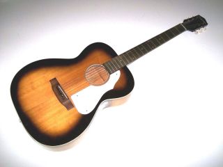 Antique Vintage 1960s Harmony,  Kay / Silvertone Acoustic Guitar With Case photo