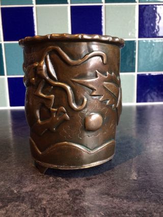 A Fine Quality Chinese Bronze Brushpot photo