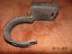 Antique Cast Iron Prisoner Dungeon Leg Shackle Padlock Restraint 2.  25kg Locks & Keys photo 3