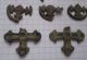 Viking Period Bronze 8 Pendants And 3 Cross With Loss 800 - 1000 Ad F, Viking photo 4