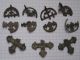 Viking Period Bronze 8 Pendants And 3 Cross With Loss 800 - 1000 Ad F, Viking photo 6