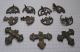 Viking Period Bronze 8 Pendants And 3 Cross With Loss 800 - 1000 Ad F, Viking photo 7