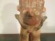 Cuchimilco Figure Huacho,  Painted Red Chancay,  Circa 1600 Ad,  Tan Terracotta Other Antiquities photo 5