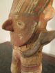 Cuchimilco Figure Huacho,  Painted Red Chancay,  Circa 1600 Ad,  Tan Terracotta Other Antiquities photo 8