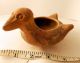 Ancient Egyptian Zoomorphic Statue Figure Oil Lamp Terracotta Clay Dove Antique Egyptian photo 1