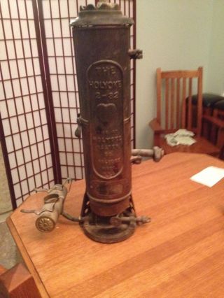 Rare Antique Holyoke Model 2 - 32 80 Cast Iron Water Heater Victorian Steam Punk photo