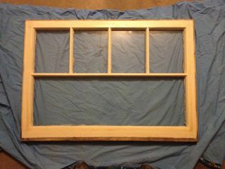 Vintage 5 Pane Distressed Wood Window Sash Old Shabby Chic Antique Pinterest photo