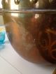 Large Vintage Brass Copper Pot Planter On Stand Metalware photo 2