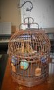 Antique 19th C Chinese Bird Cage Large 26 