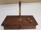 Incomplete Vintage Balance Scale With Apothecary Weights In Wooden Case Scales photo 1