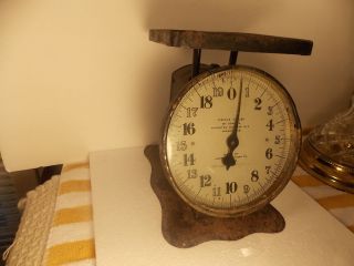 Antique American Cutlery Co Chicago 20 Lbs Scale Kitchen Art Decoration photo