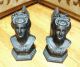 The Best Victorian 1880s Jenny Lind Figural Fireplace Andirons / Firedogs (rare) Hearth Ware photo 3