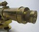 Antique German Brass Engineer Surveying Tool Transit Level Survey Scope 15 