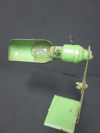 Antique Steampunk Clip - On Adjustable Desk & Wall Lamp Vintage photo