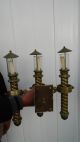 Vintage Brass Candelabra For A Ship Or Yacht Other Maritime Antiques photo 2