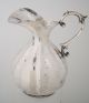 Italian Early 20th Century 800 Sterling Silver Claret Jug Hand Hammered Pitcher Silver Alloys (.800-.899) photo 1