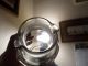 Antique Vintage Smoky Glass Chemistry Apothecary Bottle W/ Lid & Pestle 11 