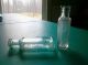 Two (2) Early 1900 ' S Pressed Glass Medicinal Cure Bottles Baltimore,  Md Bottles & Jars photo 2