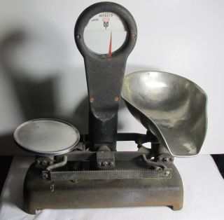 Antique Detecto Gram Scale Cast Iron photo