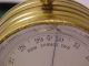 Antique Barometer Altimeter Thermometer Compass W Case Barometers photo 5