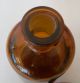 Large Amber Drip By Drop Anesthesia Chloroform Chemist Apothecary Poison Bottle Bottles & Jars photo 3