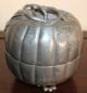 Antique Chinese Pewter Pumpkin Box Marked Boxes photo 1