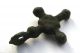 Circa.  1100 A.  D English Early Medieval Period Ae Bronze Pilgrim Cross Pendant British photo 3