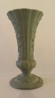 Antique French Cast Iron Fluted Vase Art Deco Period Metalware photo 1