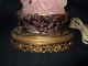 Antique Chinese Carved Rose Quartz Kwan Yin Figural Lamp With Carved Finial Kwan-yin photo 4