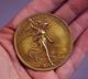 Antique Thomas Webb,  Gold Gilt Bronze Medallion,  Vice - Admiral Horatio Nelson Other Maritime Antiques photo 6