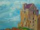 Callaway Castle Art Painting Irish Landscape Listed Artist Homage To Paul Henry Other Maritime Antiques photo 6