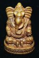 Hot Ganesha Thai Amulets God Hindu Elephant Lucky Charm Love Rich Success Brass. Amulets photo 3